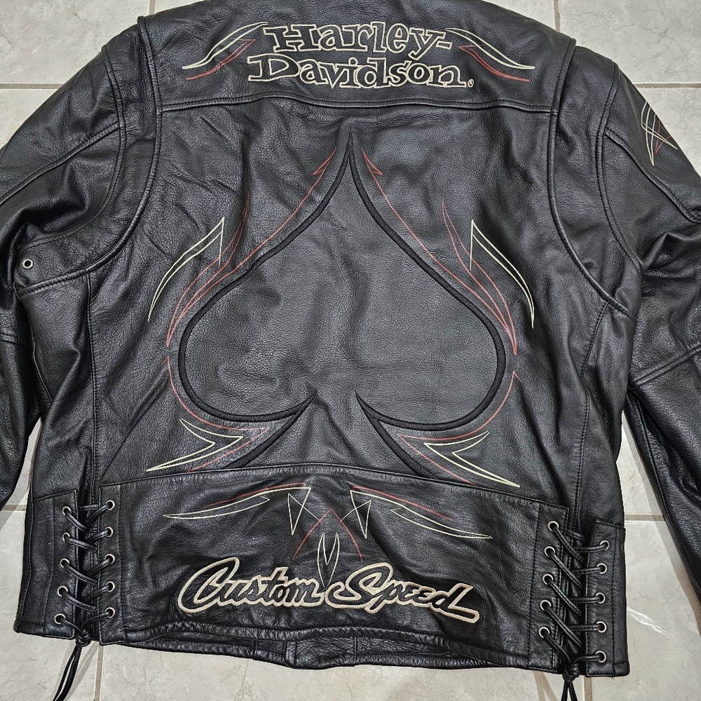 Harley-Davidson Custom Speed Black Leather Jacket